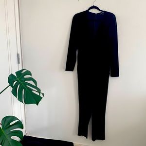 Black Velvet Jumpsuit